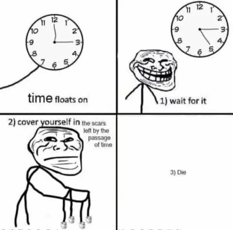 Time Floats On Trollface