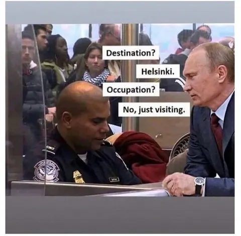 Putin at Passport Control