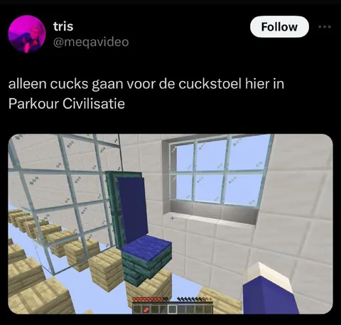 De cuckstoel in Parkour Civilisatie