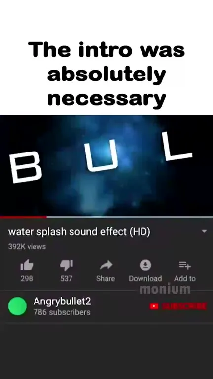The Intro Was Absolutely Necessary