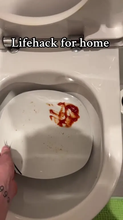 Toilet Dishwasher Lifehack
