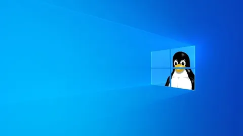 Tux в окне Windows