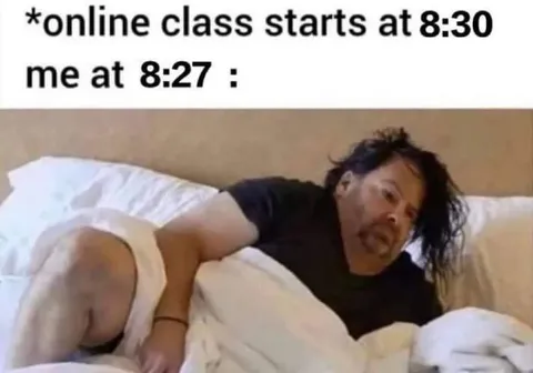 Online Class Starts at 8:30