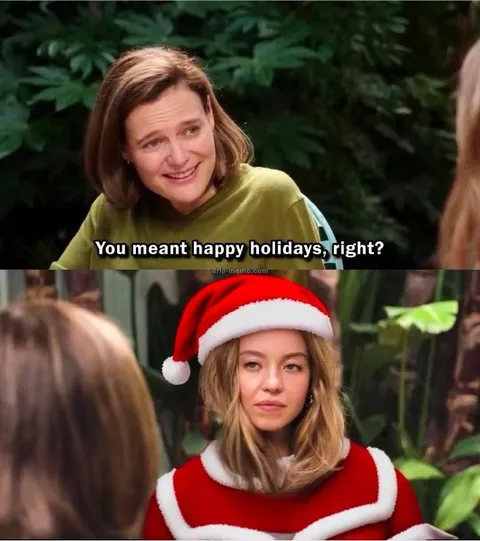 You Meant Happy Holidays