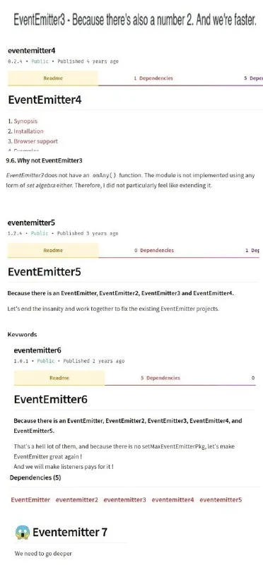 EventEmitter Standards Go Deeper