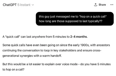 The Quick Call That Lasts Months