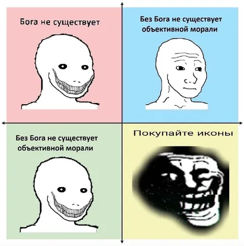 Без Бога не существует морали