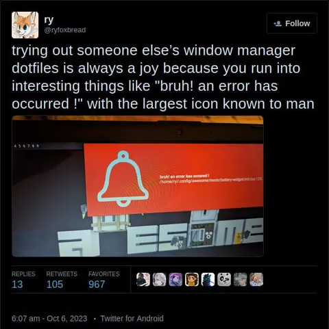 Largest Error Icon Known to Man