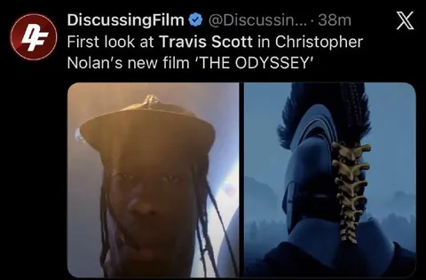 Travis Scott in The Odyssey