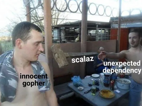 Unexpected Scalaz Dependency