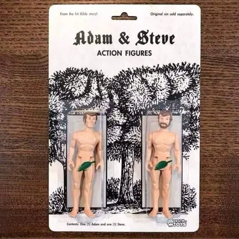 Adam and Steve Action Figures