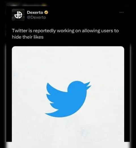 Twitter Hiding Likes