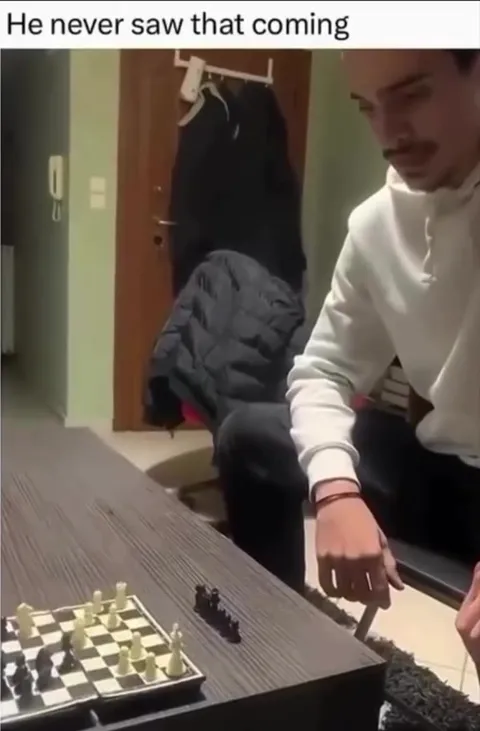 Unexpected Chess Move Reaction