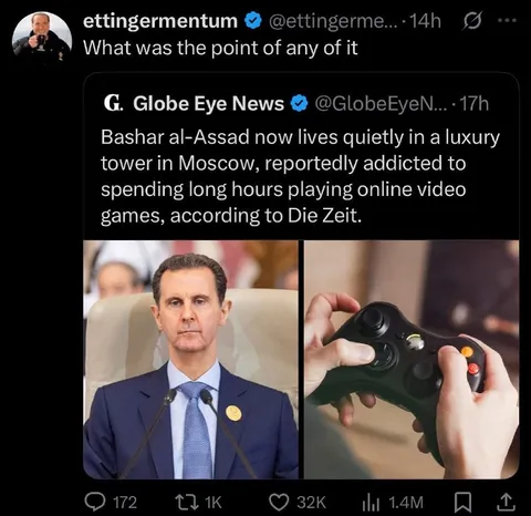 Assad Plays Video Games