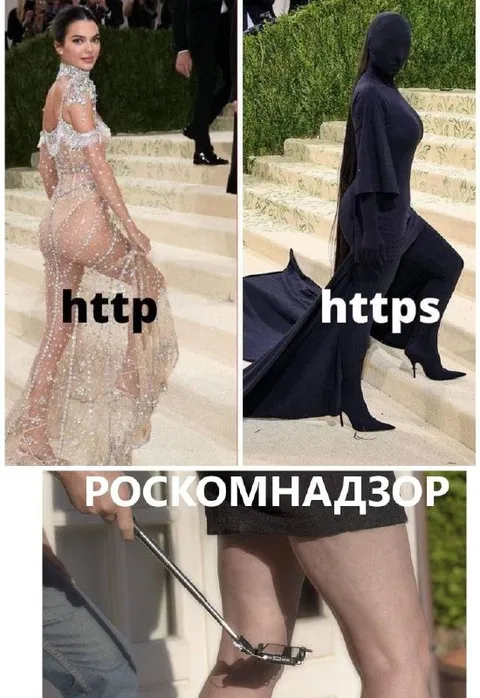 Роскомнадзор блокирует HTTPS