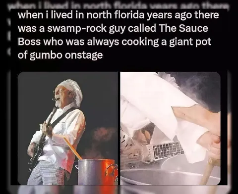 The Sauce Boss Cooks Gumbo Onstage