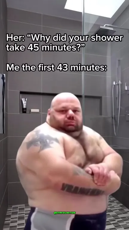 The First 43 Minutes of the Shower