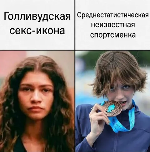 Голливудская секс-икона против спортсменки