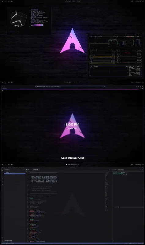 Arch Linux Desktop UIs