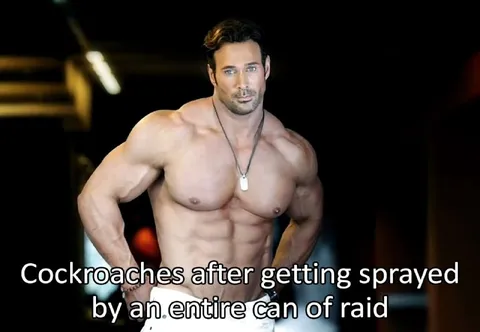 Cockroaches Survive Raid Spray
