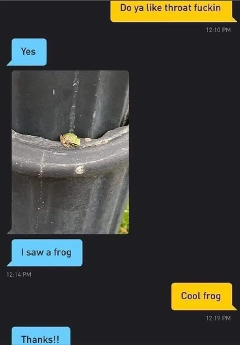 Throat Fucking Frog Misunderstanding