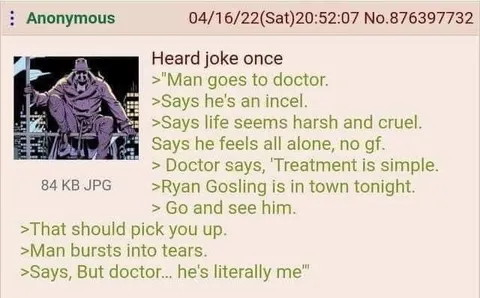 Doctor Says Ryan Gosling Is in Town