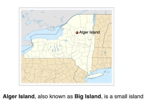 Alger Island Is a Small Island