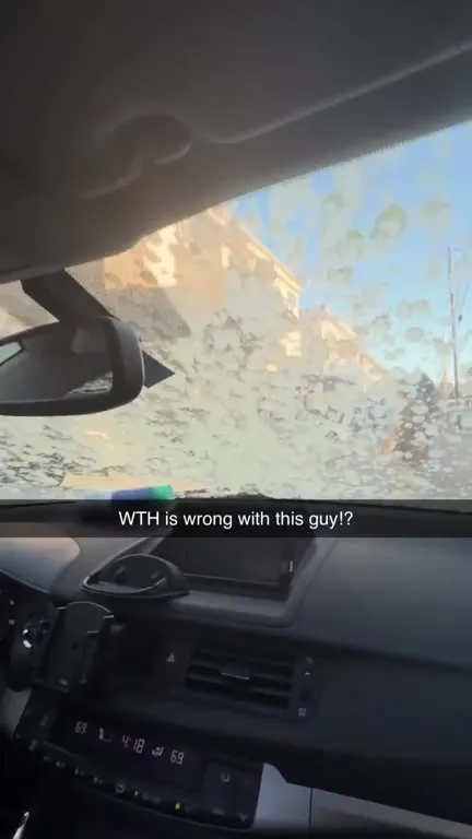 Man in Gold Suit at the Car
