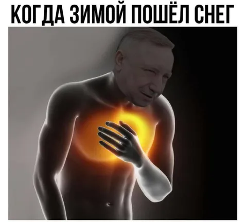 Когда зимой пошёл снег