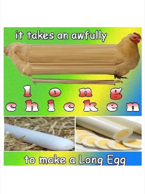 It Takes an Awfully Long Chicken