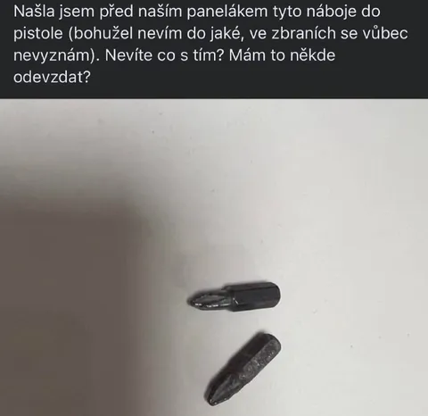 Náboje do pistole z paneláku