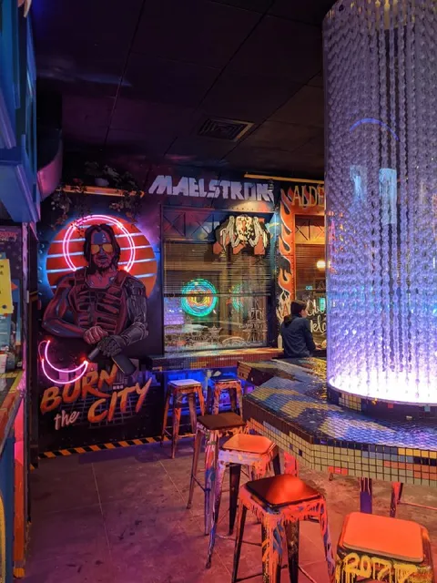 Стритфуд в стиле Cyberpunk 2077