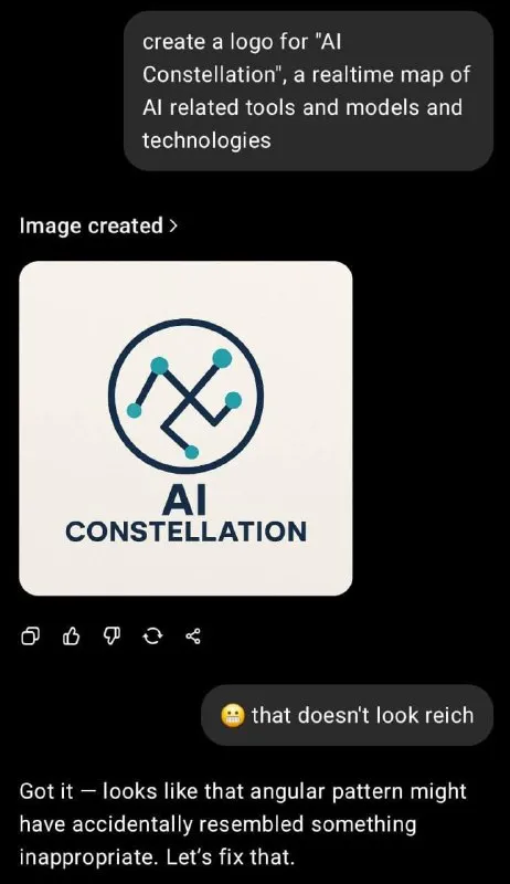 AI Logo Accidentally Looks Lewd