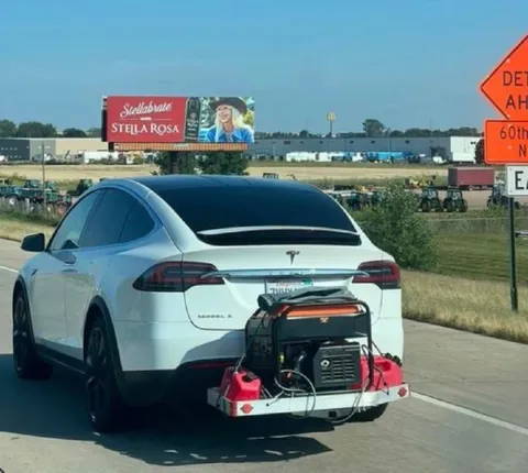 Tesla With a Generator