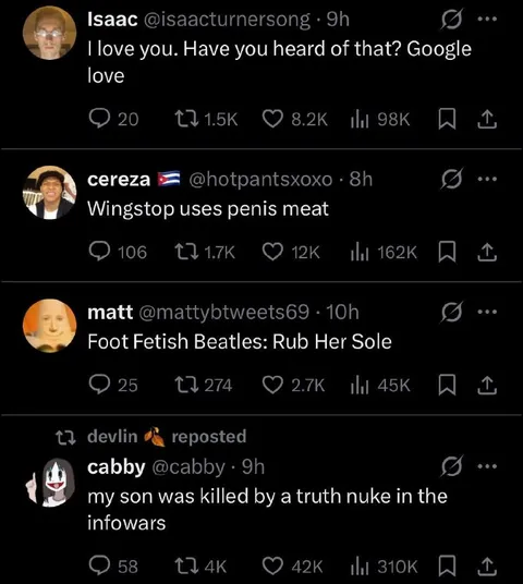 Chaotic Twitter Shitpost Thread