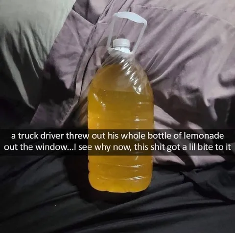 Truck Driver Lemonade Mystery