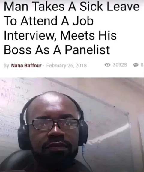Boss Appears at Job Interview