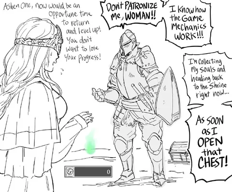 Ashen One Refuses to Level Up