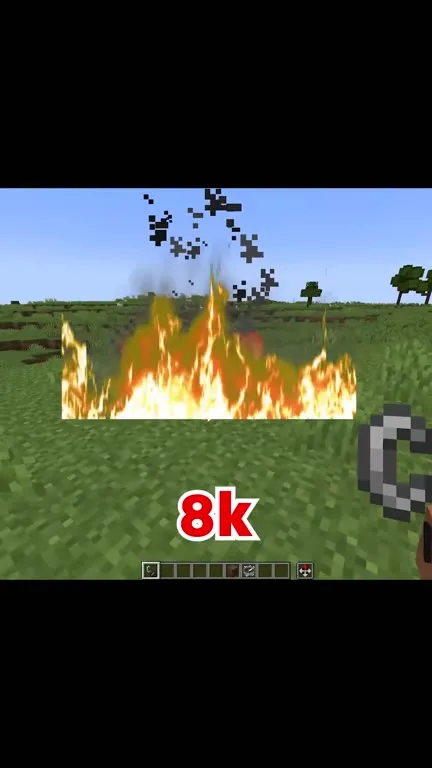 144p против 8K в Minecraft