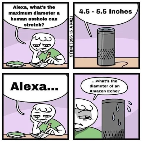 Alexa Amazon Echo Diameter Joke