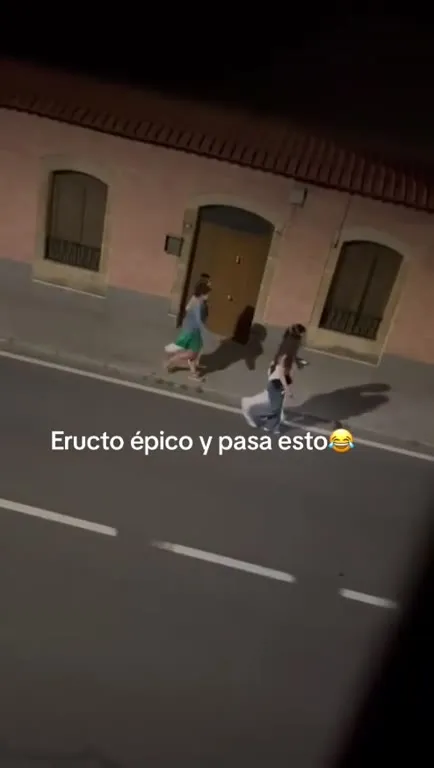 Eructo épico y todos huyen