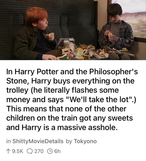 Harry Buys All the Sweets