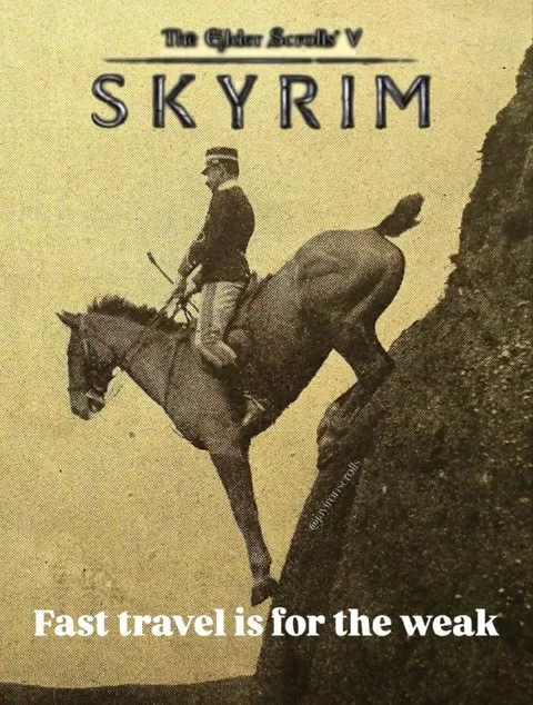 Skyrim Fast Travel Is for the Weak