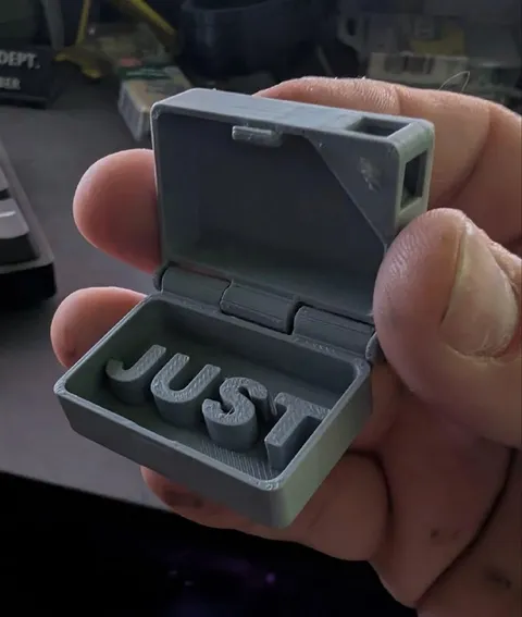 Tiny Box of JUSH Letters