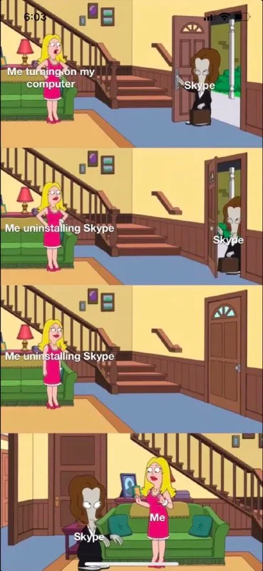 Skype Refuses to Be Uninstalled