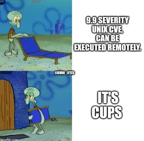Squidward Moves the Chair