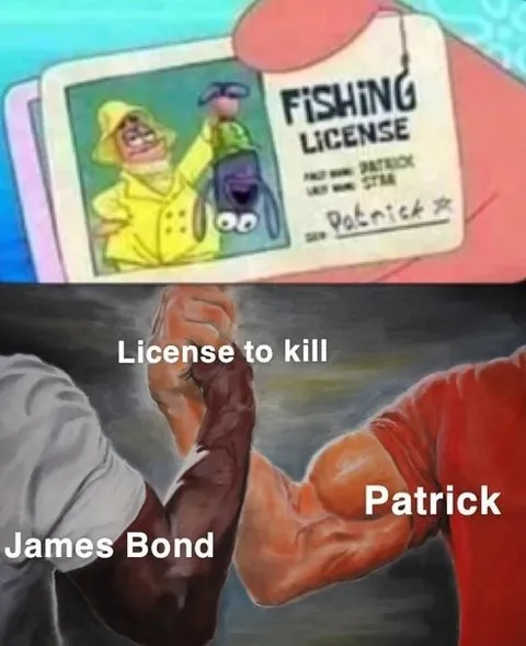 Patrick's License to Kill