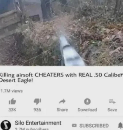 Killing Airsoft Cheaters with a Desert Eagle