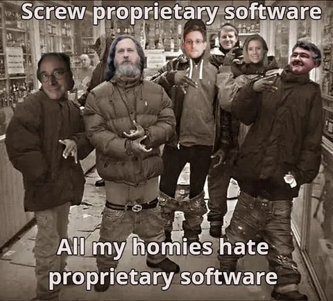 All My Homies Hate Proprietary Software