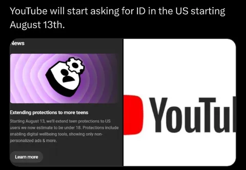 YouTube ID Checks Start August 13th